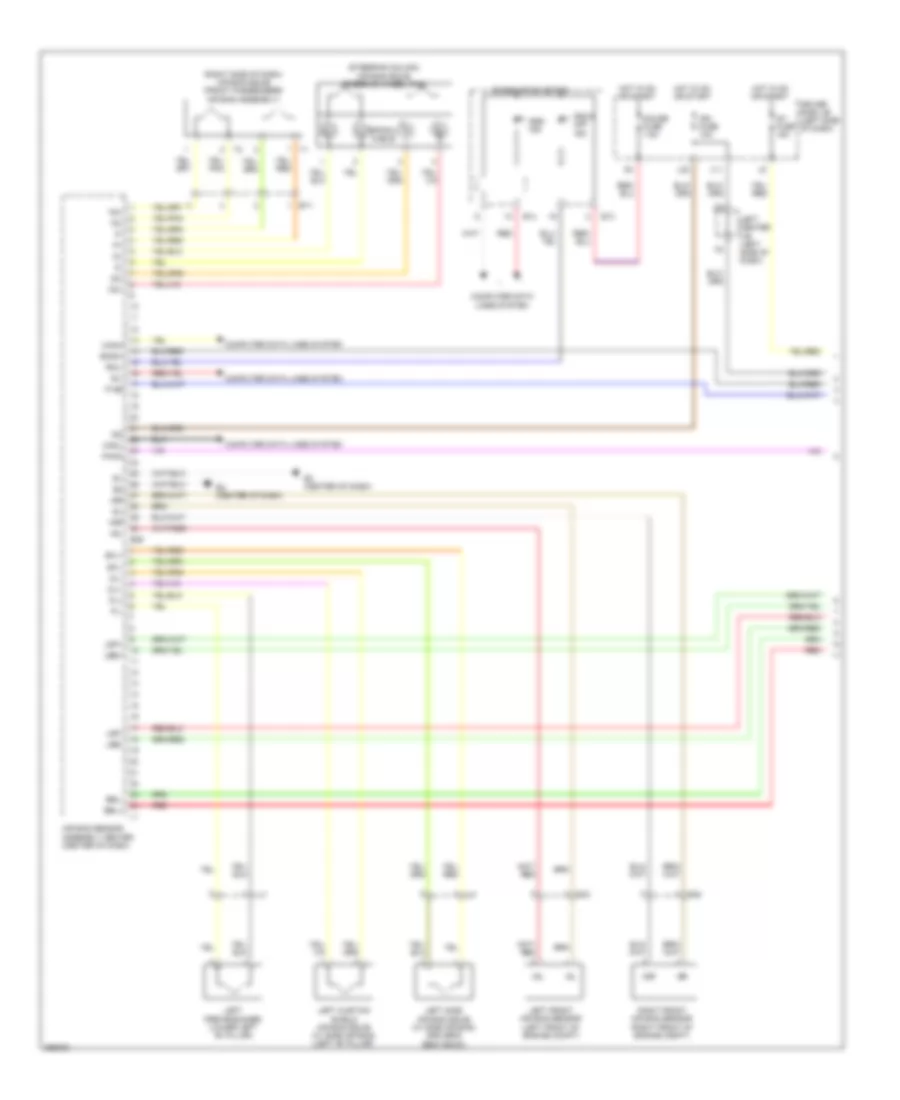Supplemental Restraints Wiring Diagram 1 of 2 for Toyota FJ Cruiser 2013