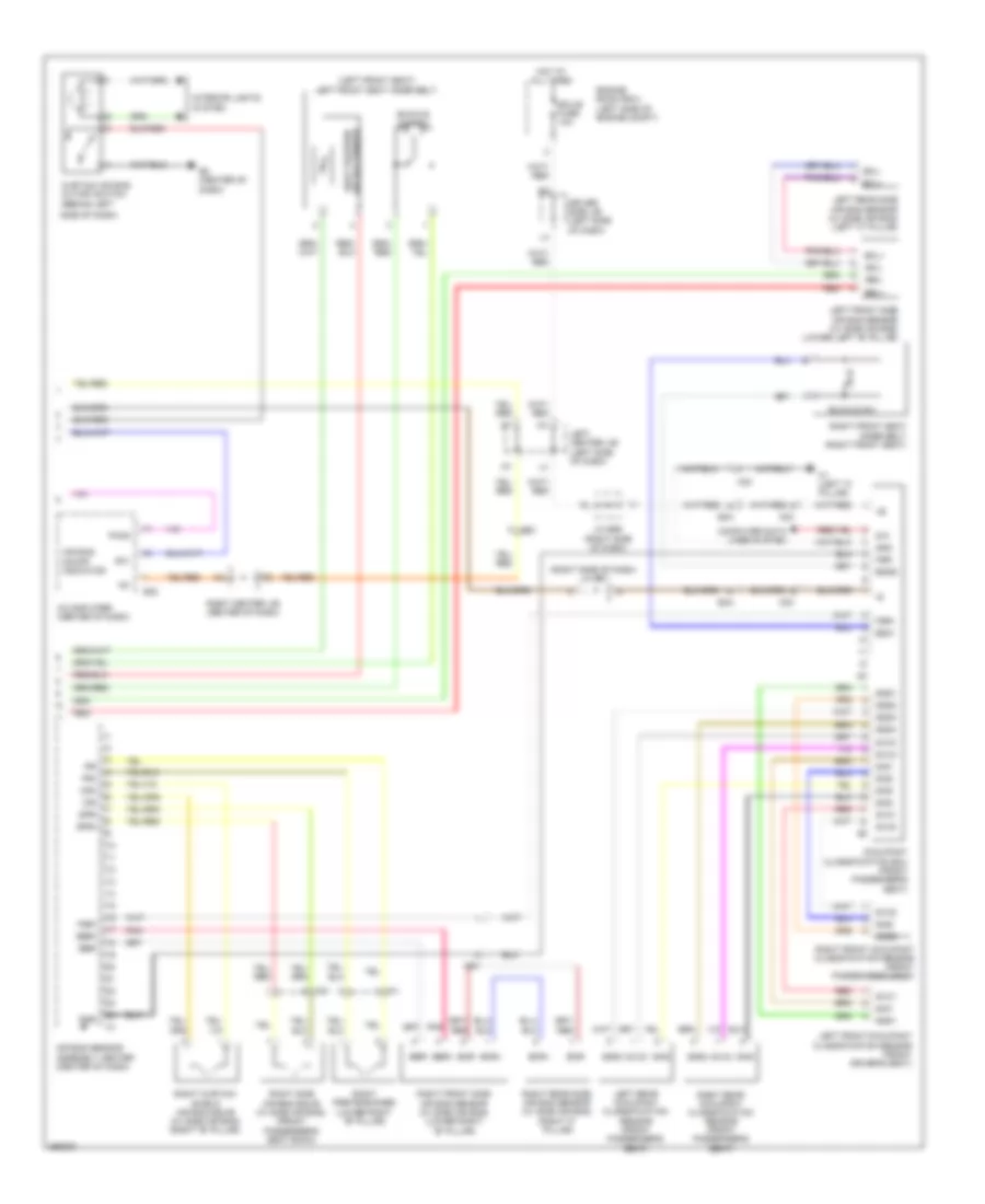 Supplemental Restraints Wiring Diagram (2 of 2) for Toyota FJ Cruiser 2013