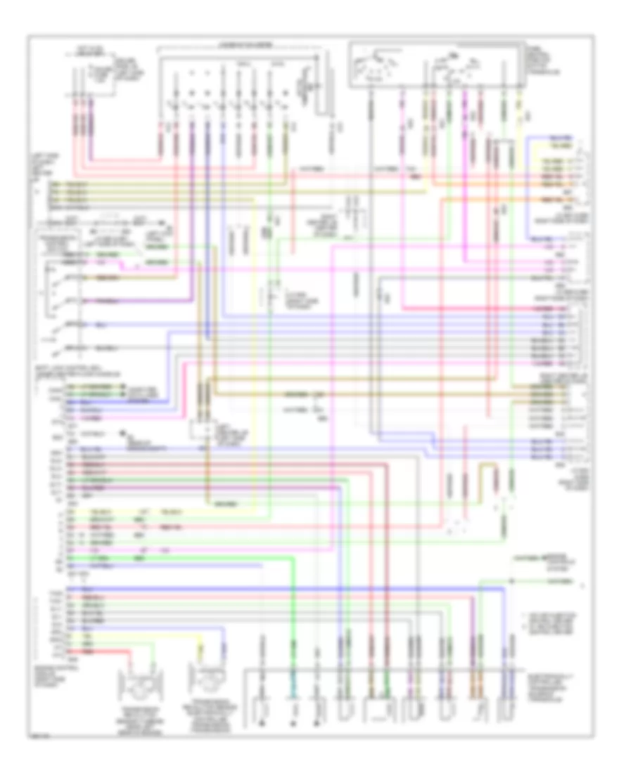 AT Wiring Diagram (1 of 2) for Toyota FJ Cruiser 2013