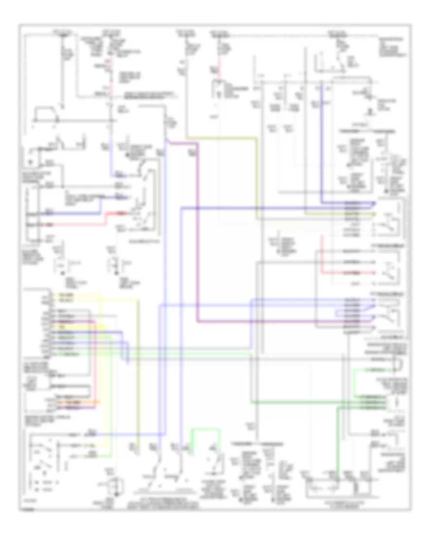 A C Wiring Diagram for Toyota Corolla VE 1998