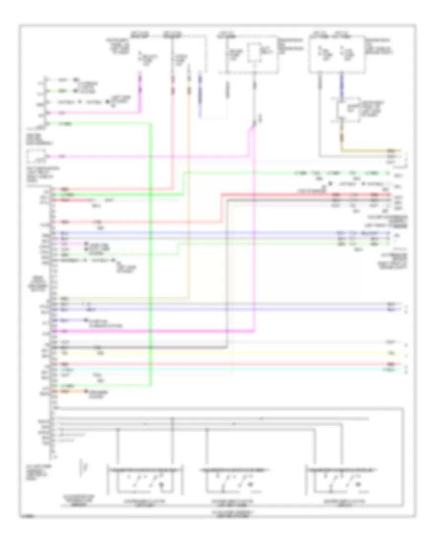 Automatic AC Wiring Diagram, NUMMI Made (1 of 2) for Toyota Corolla 2011