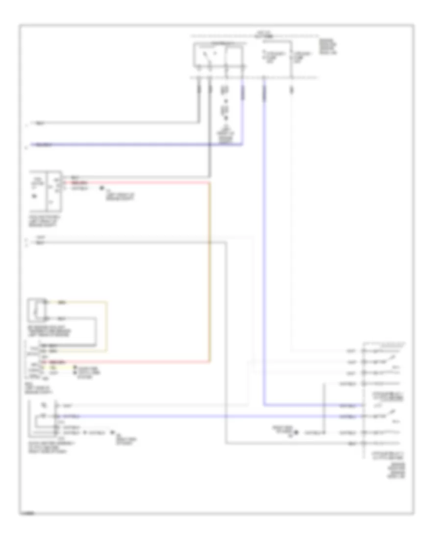 Manual A C Wiring Diagram NUMMI Made 2 of 2 for Toyota Corolla 2011