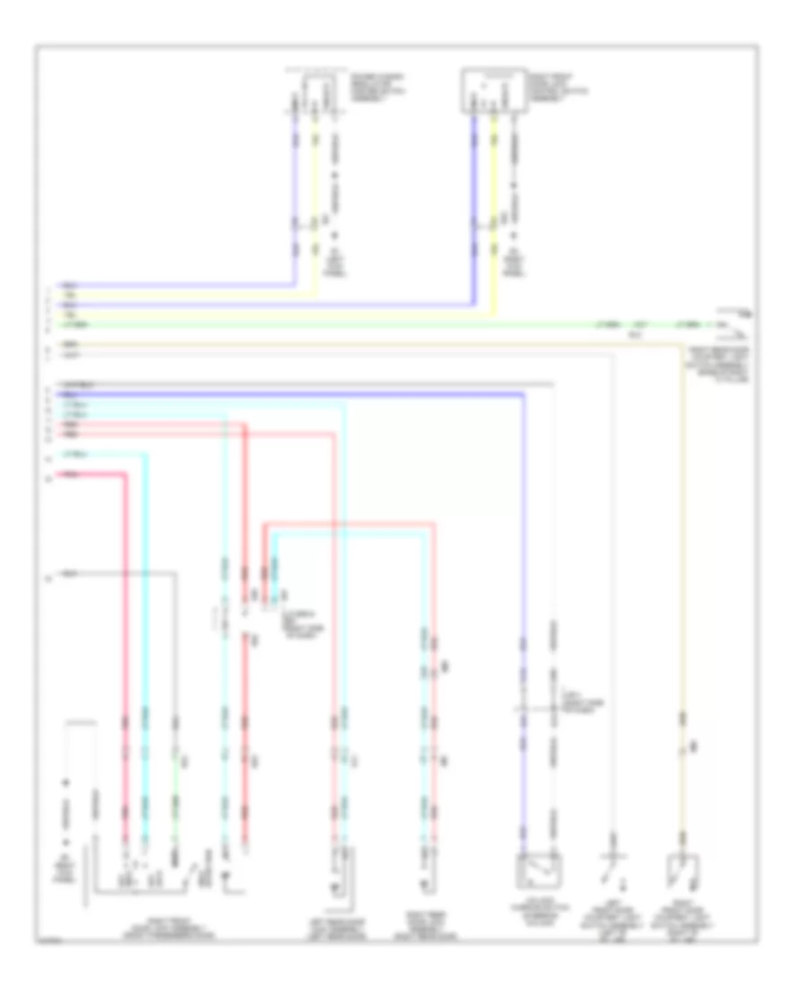 Forced Entry Wiring Diagram TMC Made 2 of 2 for Toyota Corolla 2011