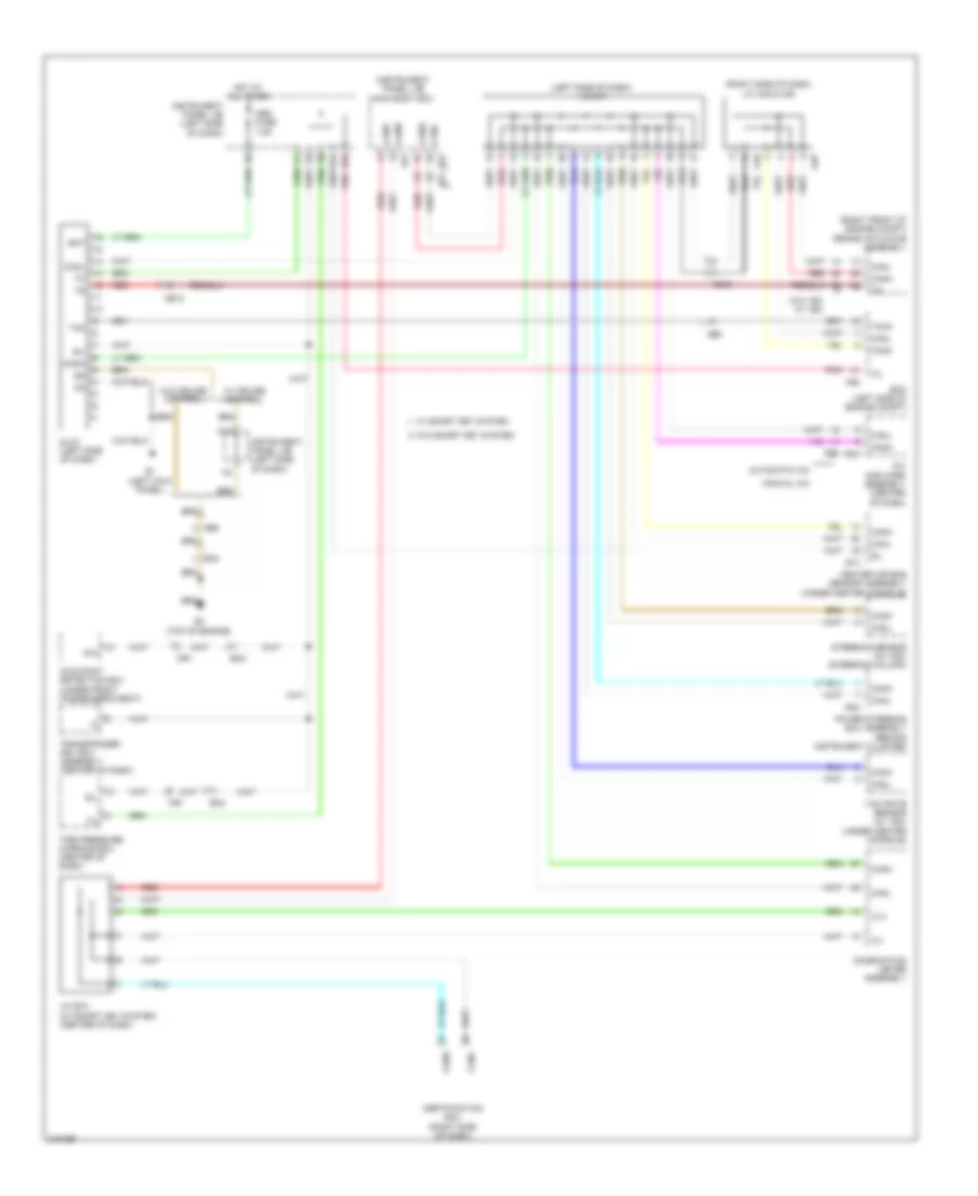 Computer Data Lines Wiring Diagram NUMMI Made for Toyota Corolla 2011