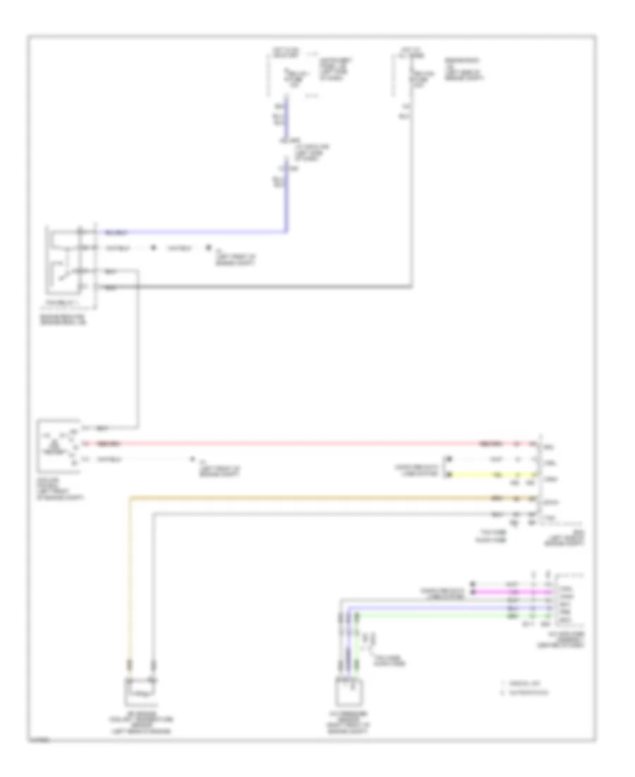Cooling Fan Wiring Diagram for Toyota Corolla 2011