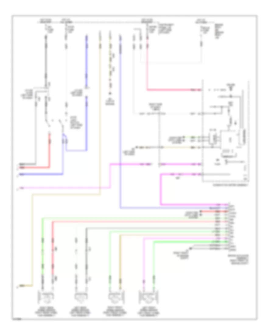 Cruise Control Wiring Diagram TMC Made 2 of 2 for Toyota Corolla 2011