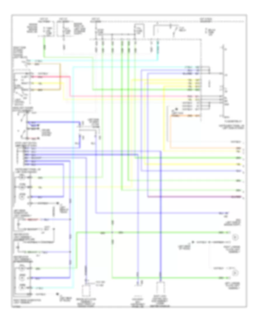 Exterior Lamps Wiring Diagram, NUMMI Made (1 of 2) for Toyota Corolla 2011