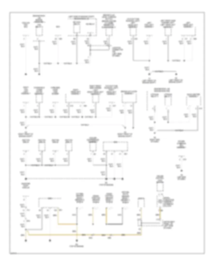 Ground Distribution Wiring Diagram, TMC Made (1 of 3) for Toyota Corolla 2011