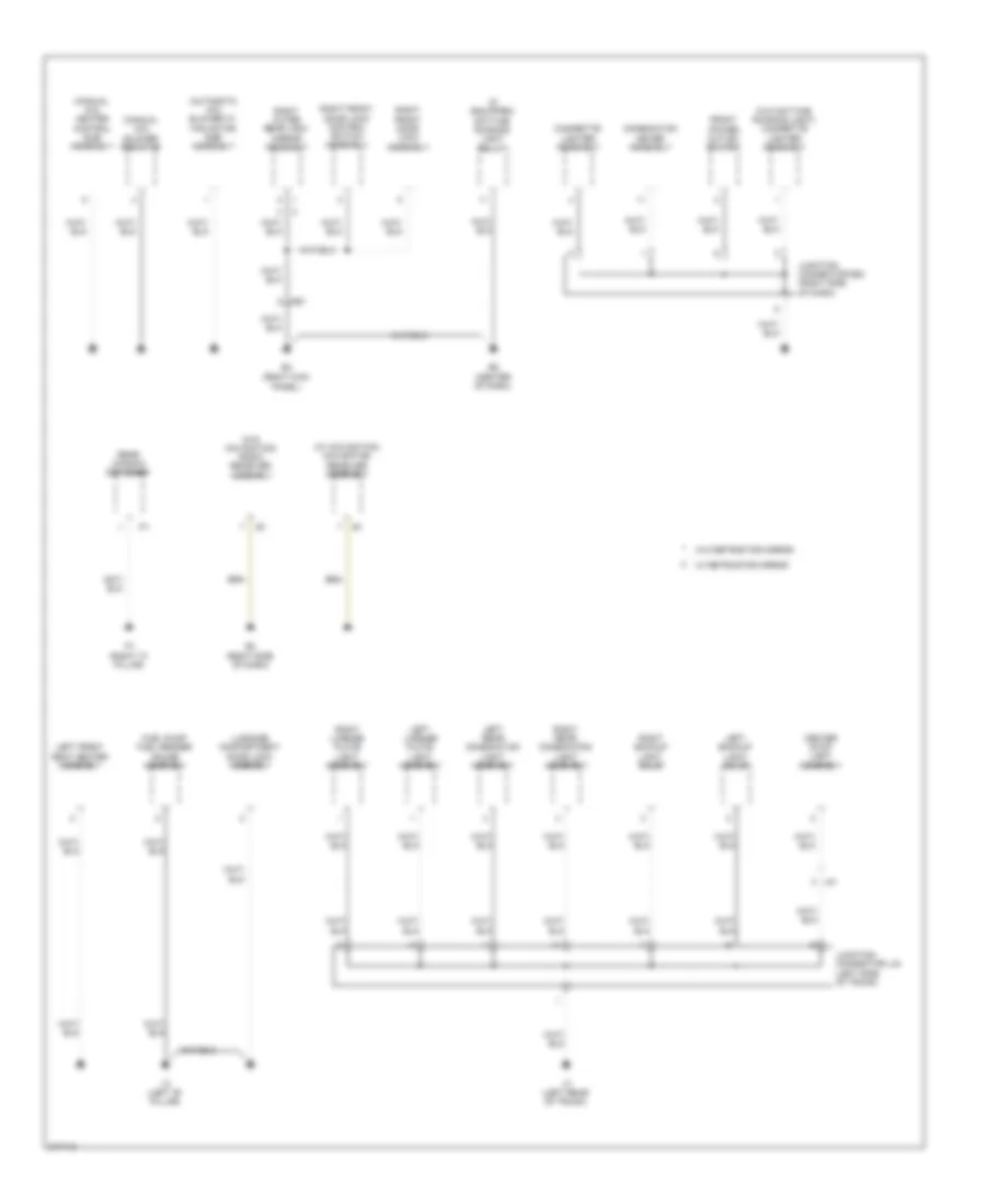 Ground Distribution Wiring Diagram, TMC Made (3 of 3) for Toyota Corolla 2011