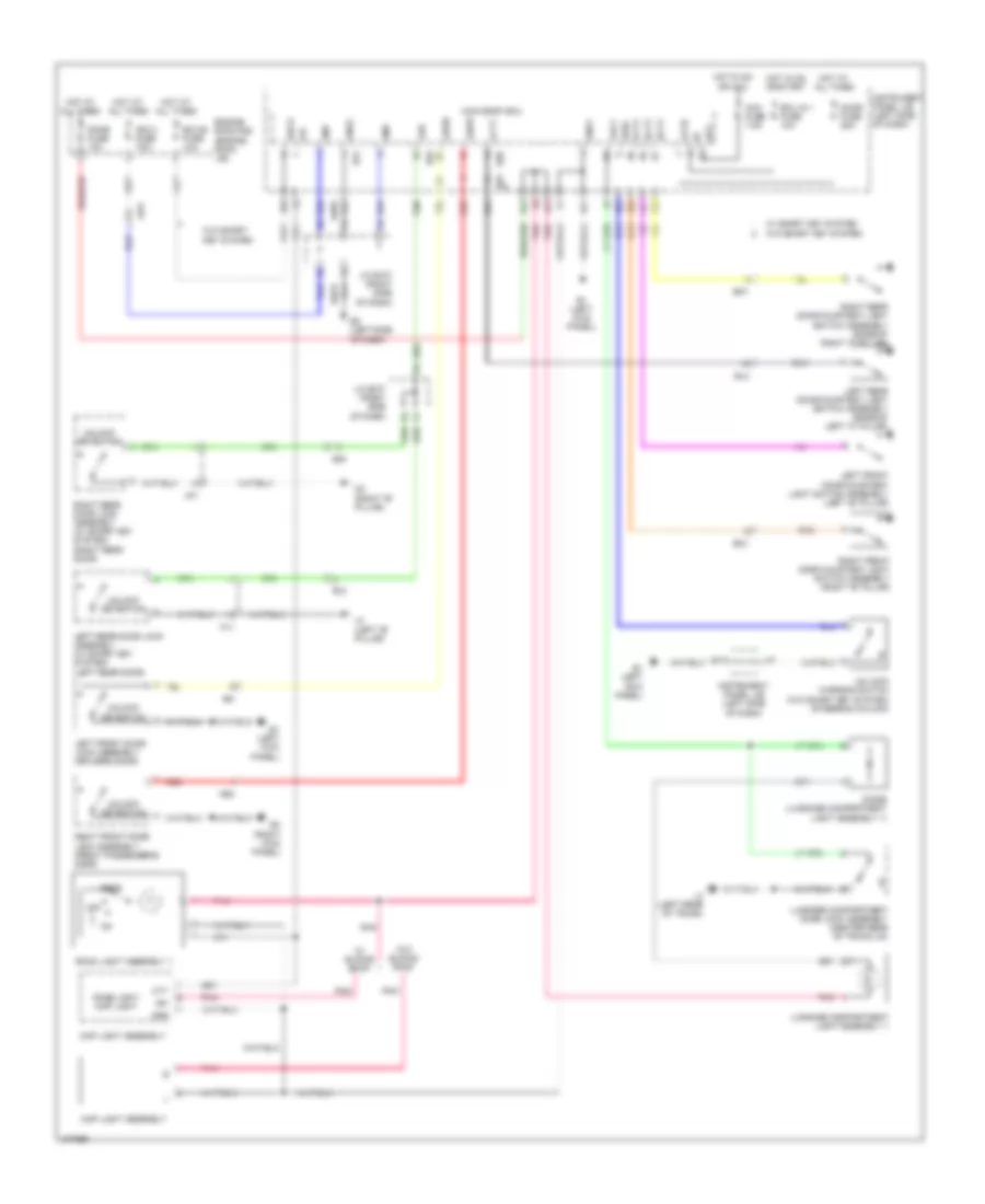 Courtesy Lamps Wiring Diagram NUMMI Made for Toyota Corolla 2011