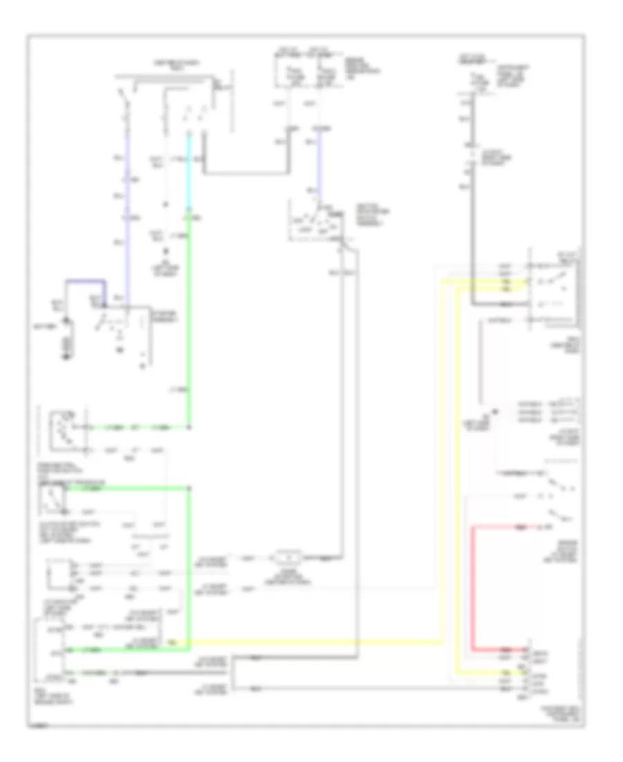 Starting Wiring Diagram NUMMI Made for Toyota Corolla 2011