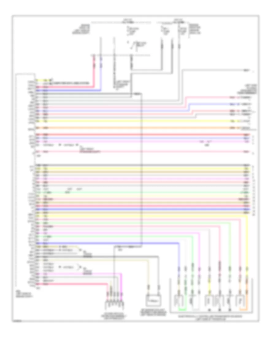 Transmission Wiring Diagram NUMMI Made 1 of 2 for Toyota Corolla 2011