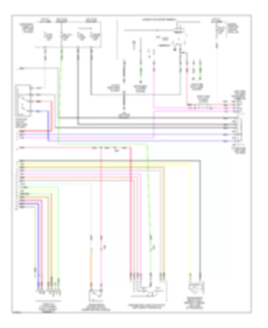 Transmission Wiring Diagram, NUMMI Made (2 of 2) for Toyota Corolla 2011