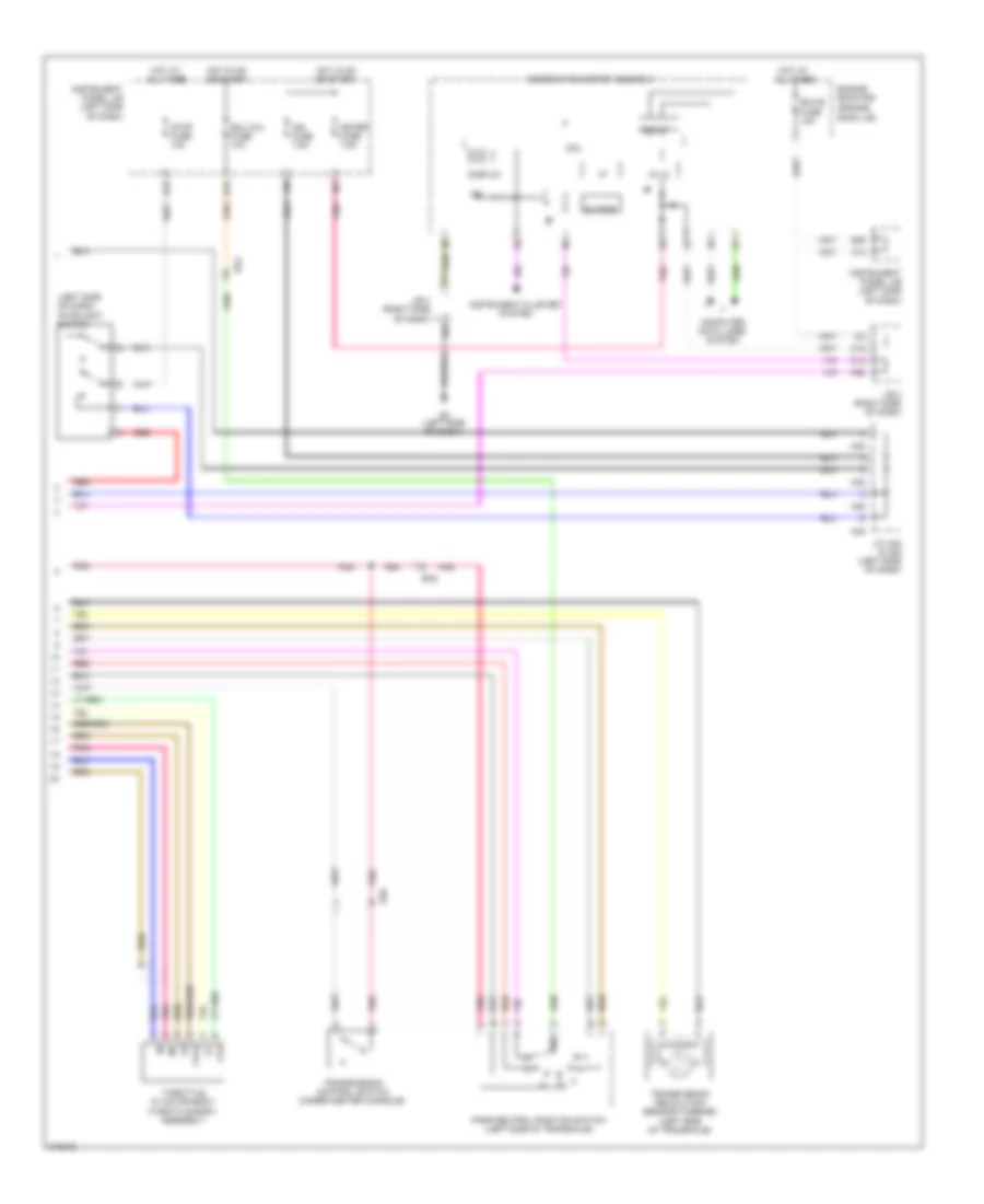 Transmission Wiring Diagram, TMC Made (2 of 2) for Toyota Corolla 2011