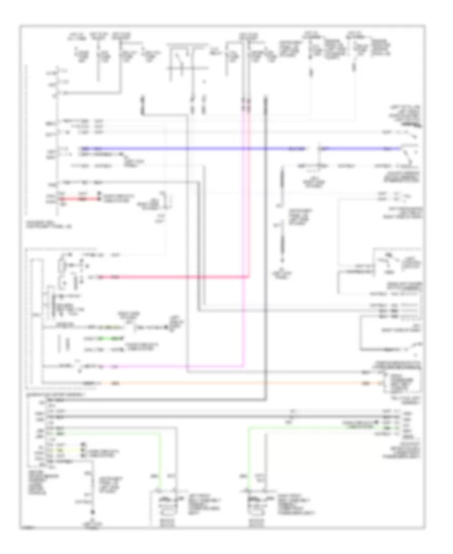 Chime Wiring Diagram TMC Made for Toyota Corolla 2011