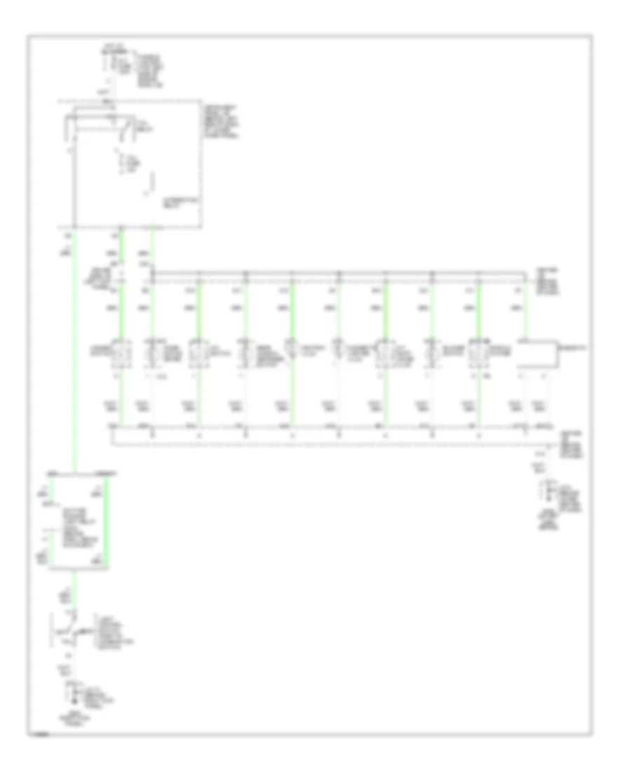 Instrument Illumination Wiring Diagram for Toyota Corolla S 2001