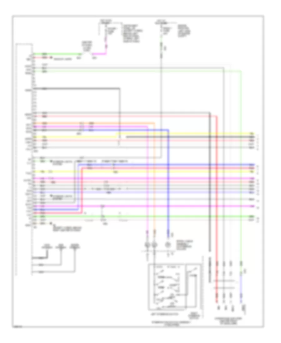 JBL System Wiring Diagram with Display 1 of 4 for Toyota Highlander 2013