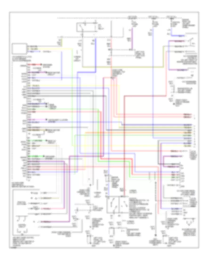 A C Wiring Diagram 1 of 2 for Toyota Land Cruiser 1998