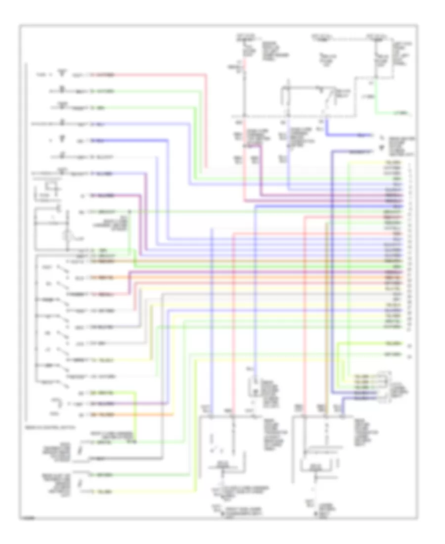 Rear A C Wiring Diagram 1 of 2 for Toyota Land Cruiser 1998