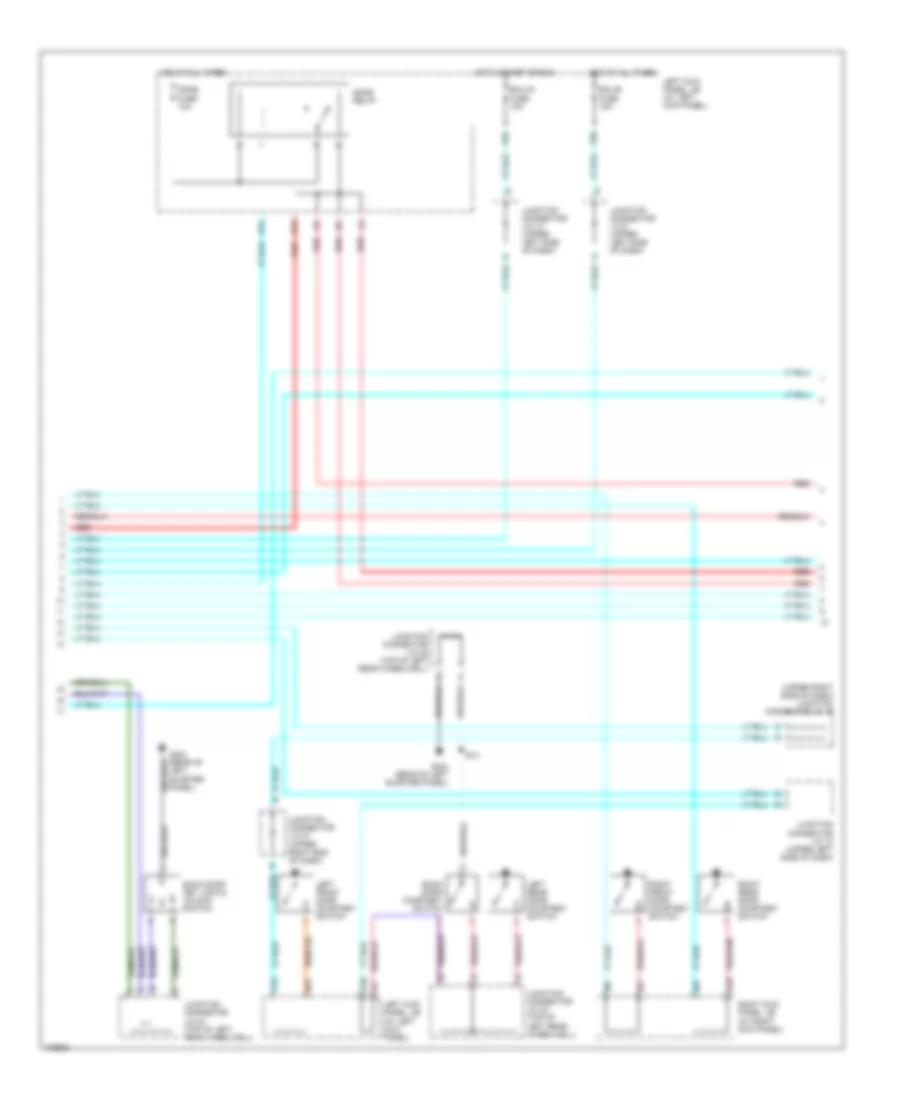 Courtesy Lamps Wiring Diagram (2 of 3) for Toyota Land Cruiser 1998