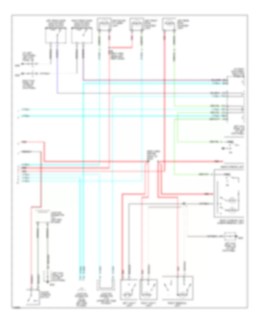 Courtesy Lamps Wiring Diagram (3 of 3) for Toyota Land Cruiser 1998