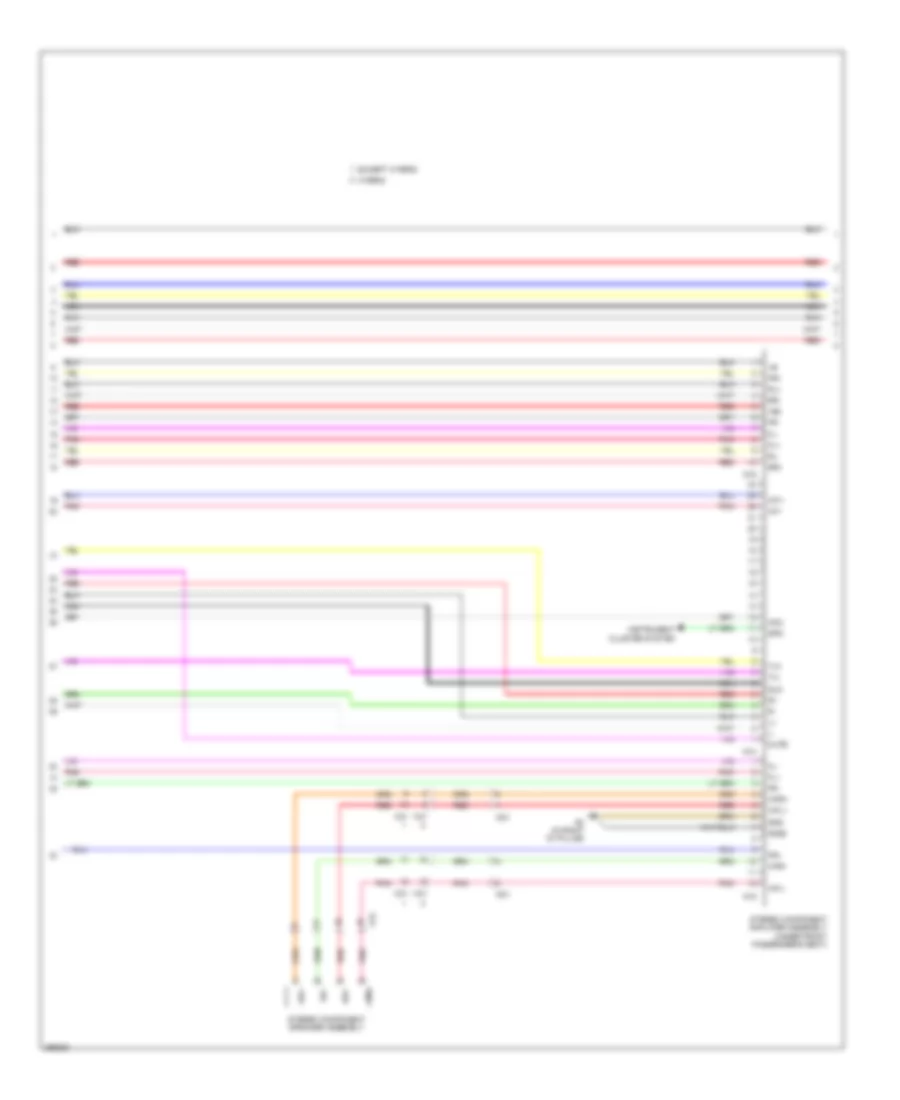 JBL System Wiring Diagram, with Navigation (3 of 5) for Toyota Highlander Hybrid 2013