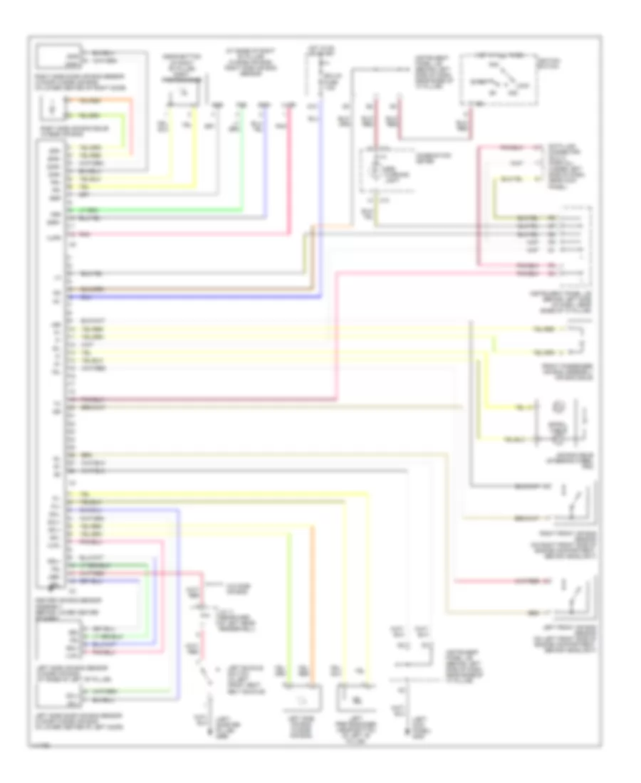 Supplemental Restraint Wiring Diagram for Toyota ECHO 2001