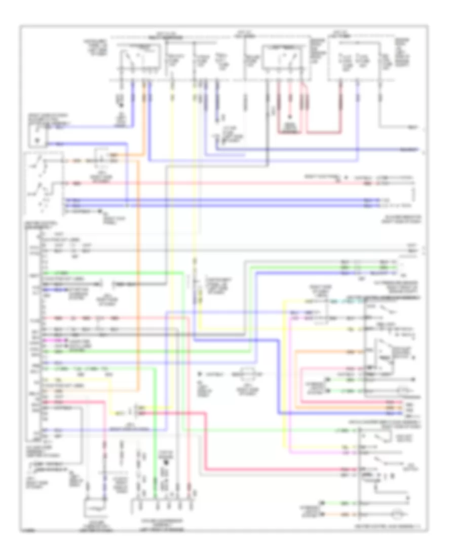 Manual A C Wiring Diagram TMC Made 1 of 2 for Toyota Corolla LE 2011