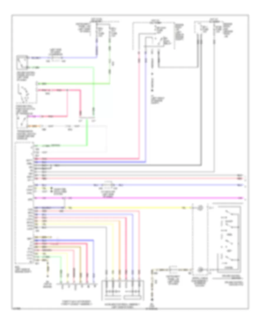 Cruise Control Wiring Diagram NUMMI Made 1 of 2 for Toyota Corolla LE 2011