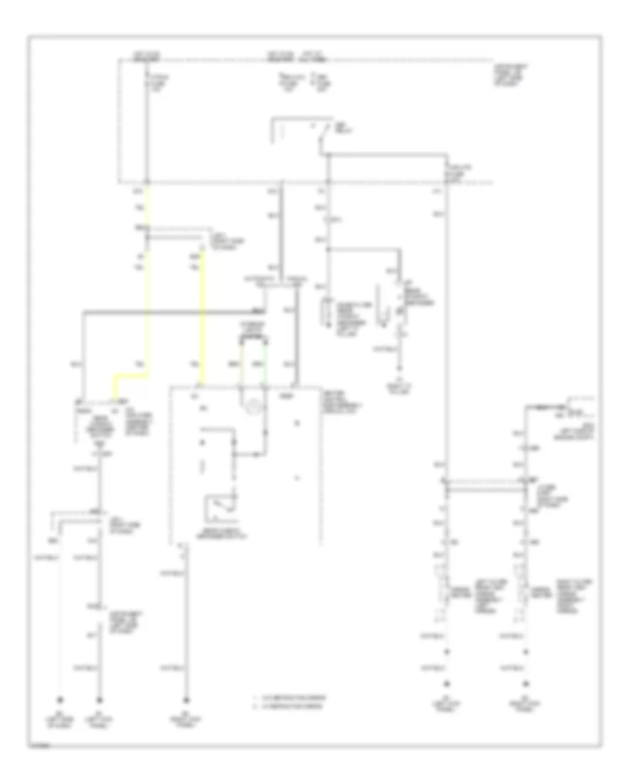 Defoggers Wiring Diagram, TMC Made for Toyota Corolla LE 2011