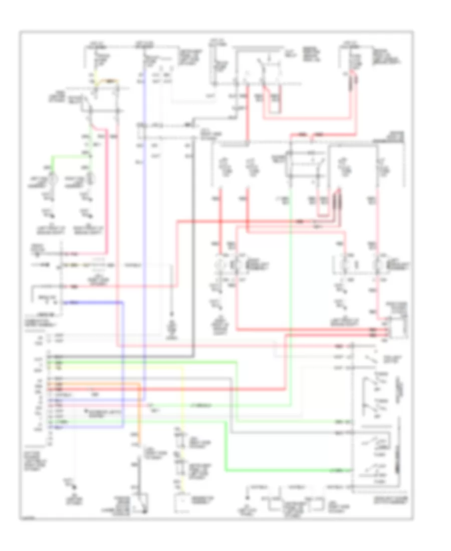 Headlights Wiring Diagram TMC Made for Toyota Corolla LE 2011