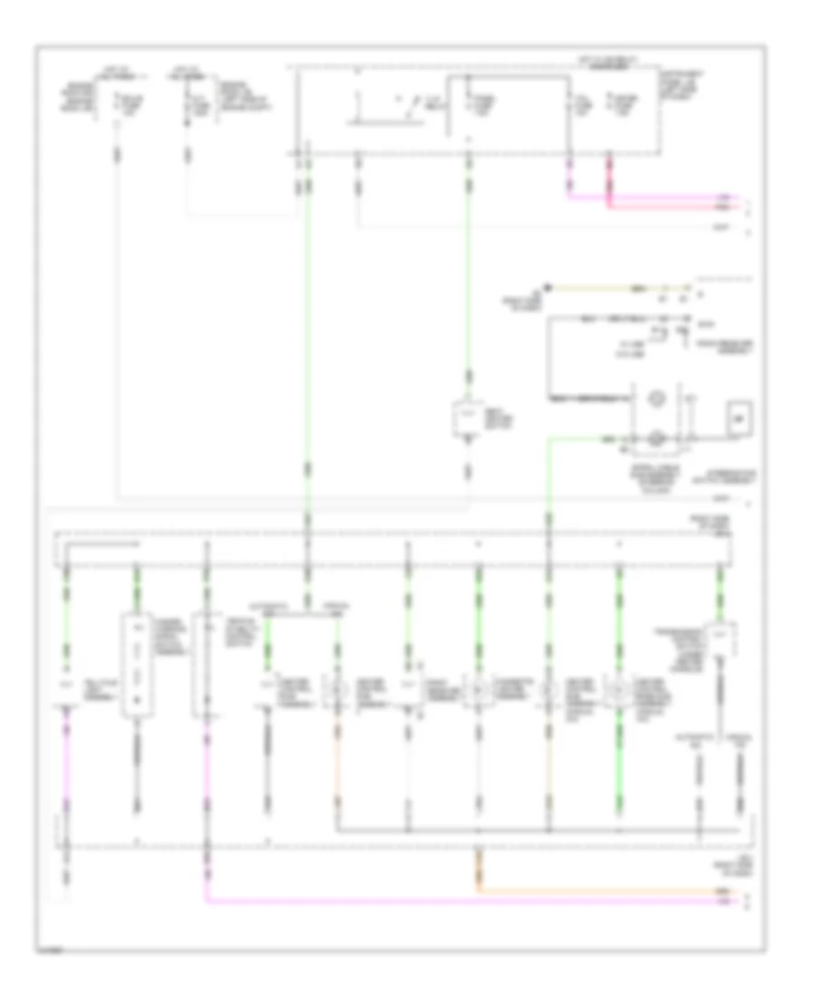 Instrument Illumination Wiring Diagram TMC Made 1 of 2 for Toyota Corolla LE 2011
