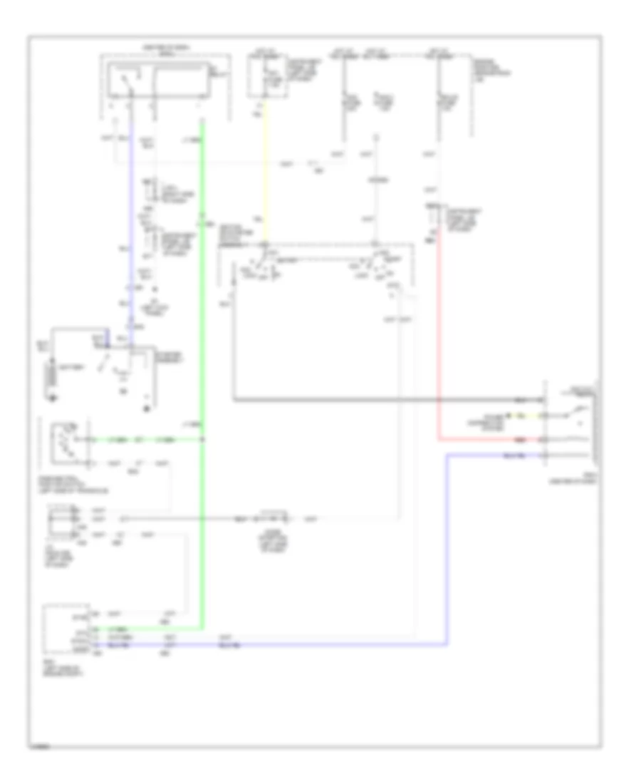 Starting Wiring Diagram, TMC Made for Toyota Corolla LE 2011