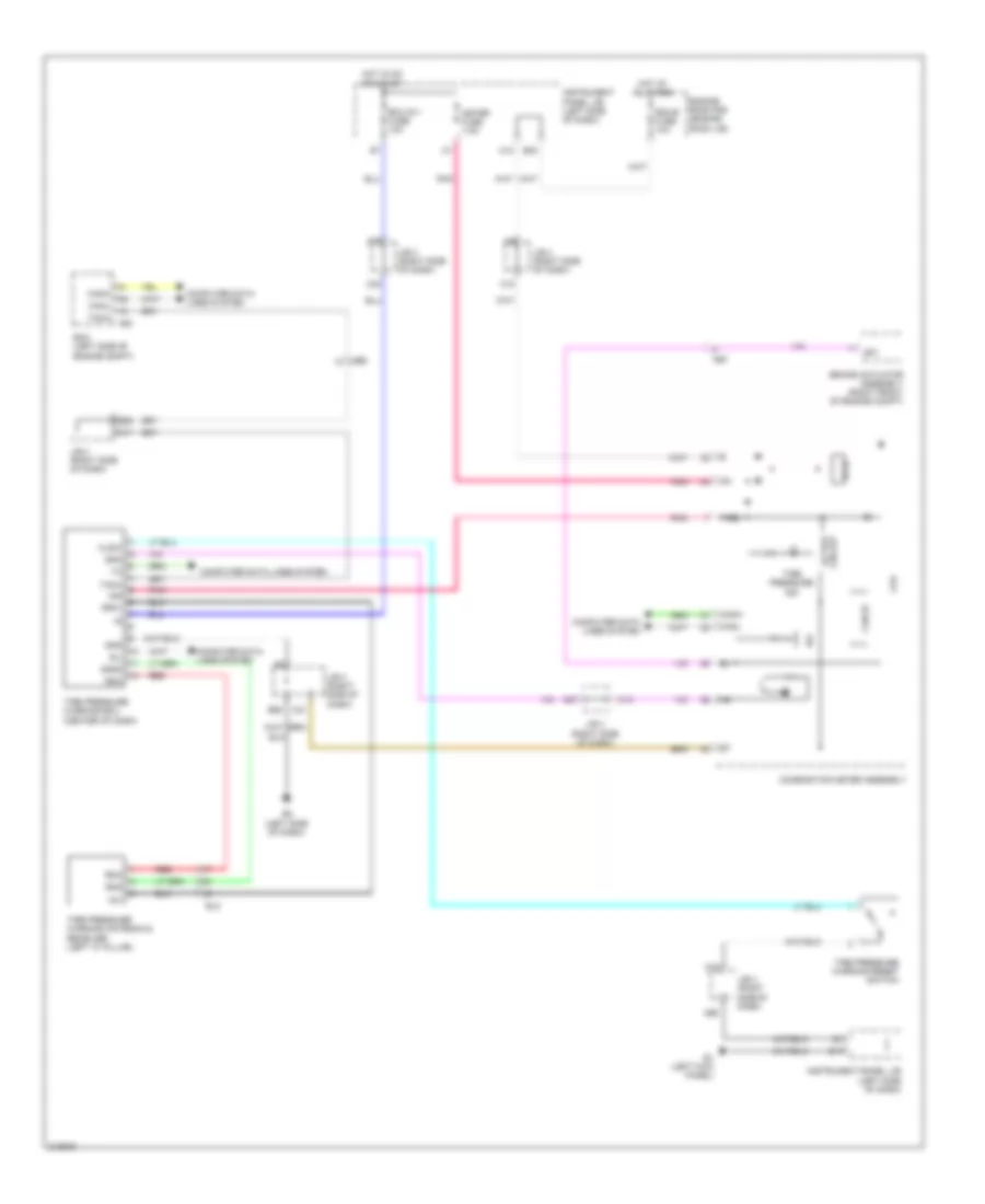 Tire Pressure Monitoring Wiring Diagram, TMC Made for Toyota Corolla LE 2011