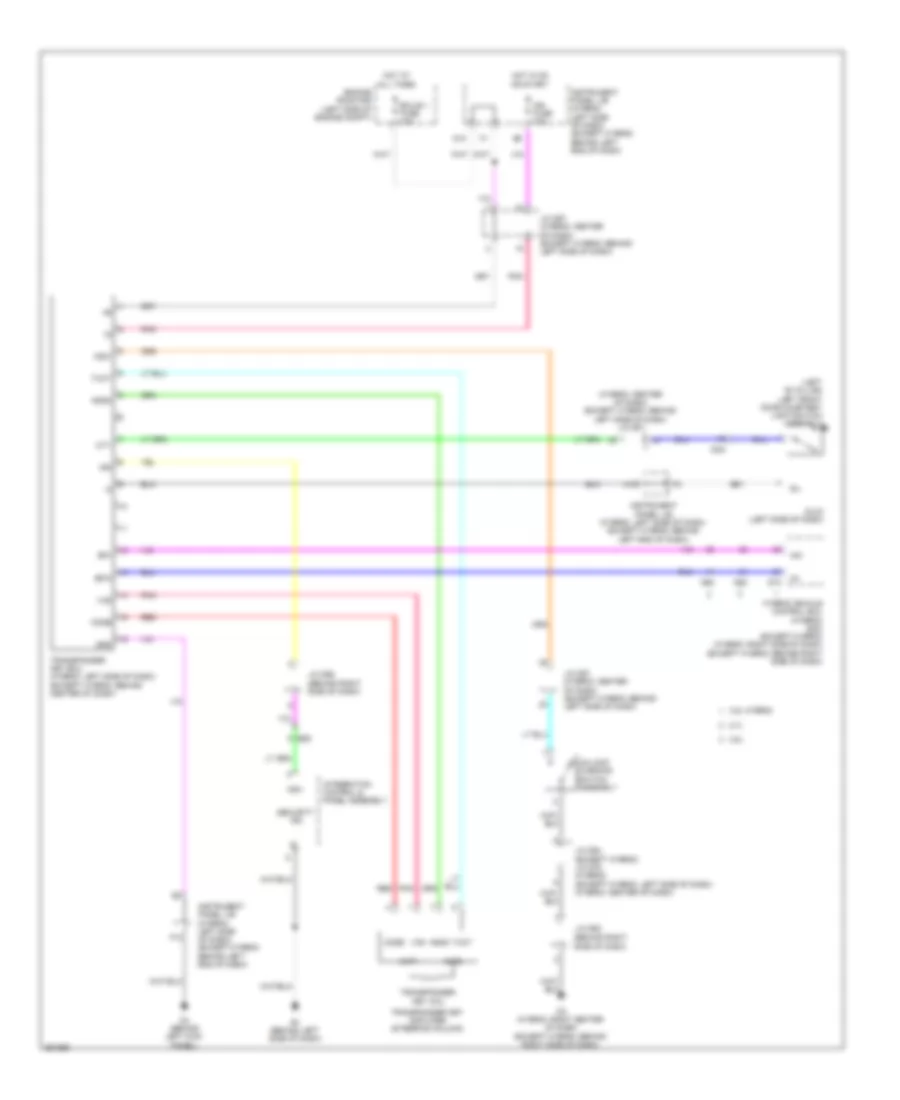 Immobilizer Wiring Diagram, without Smart Key System for Toyota Highlander Hybrid Limited 2013