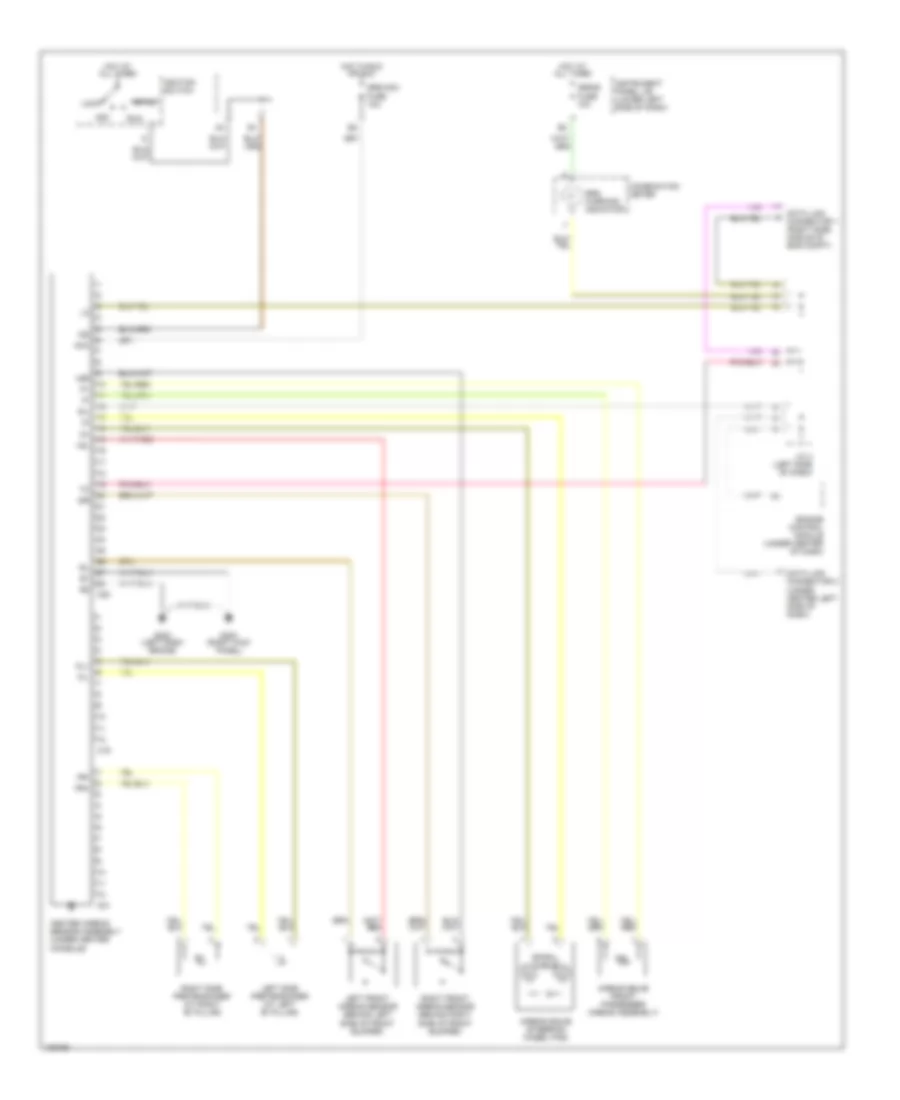 Supplemental Restraint Wiring Diagram for Toyota RAV4 1998