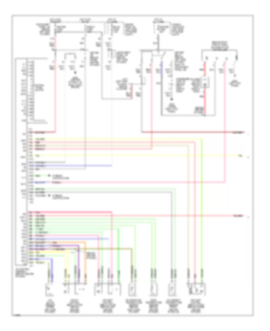 3 0L Automatic A C Wiring Diagram 1 of 2 for Toyota Highlander 2001