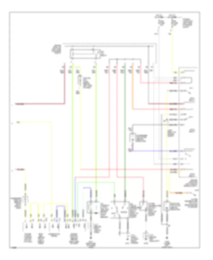 3 0L Automatic A C Wiring Diagram 2 of 2 for Toyota Highlander 2001