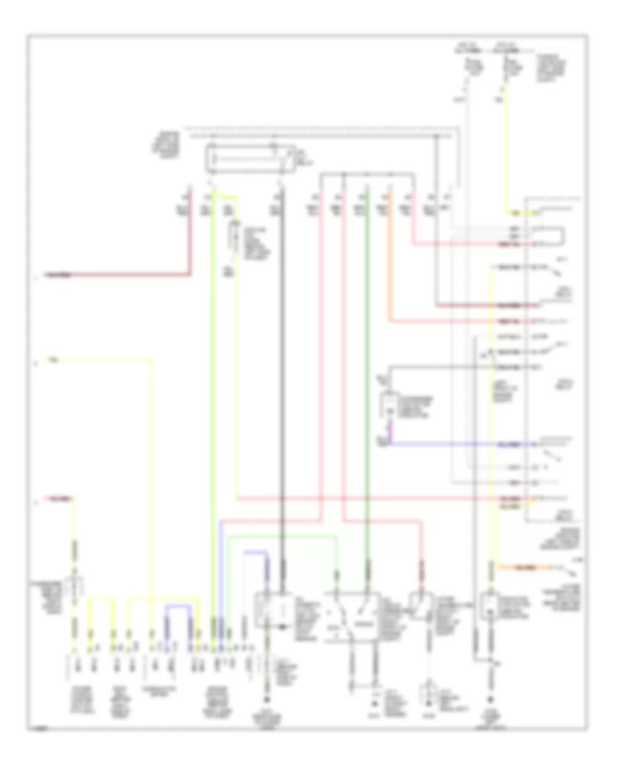 3 0L Manual A C Wiring Diagram 2 of 2 for Toyota Highlander 2001