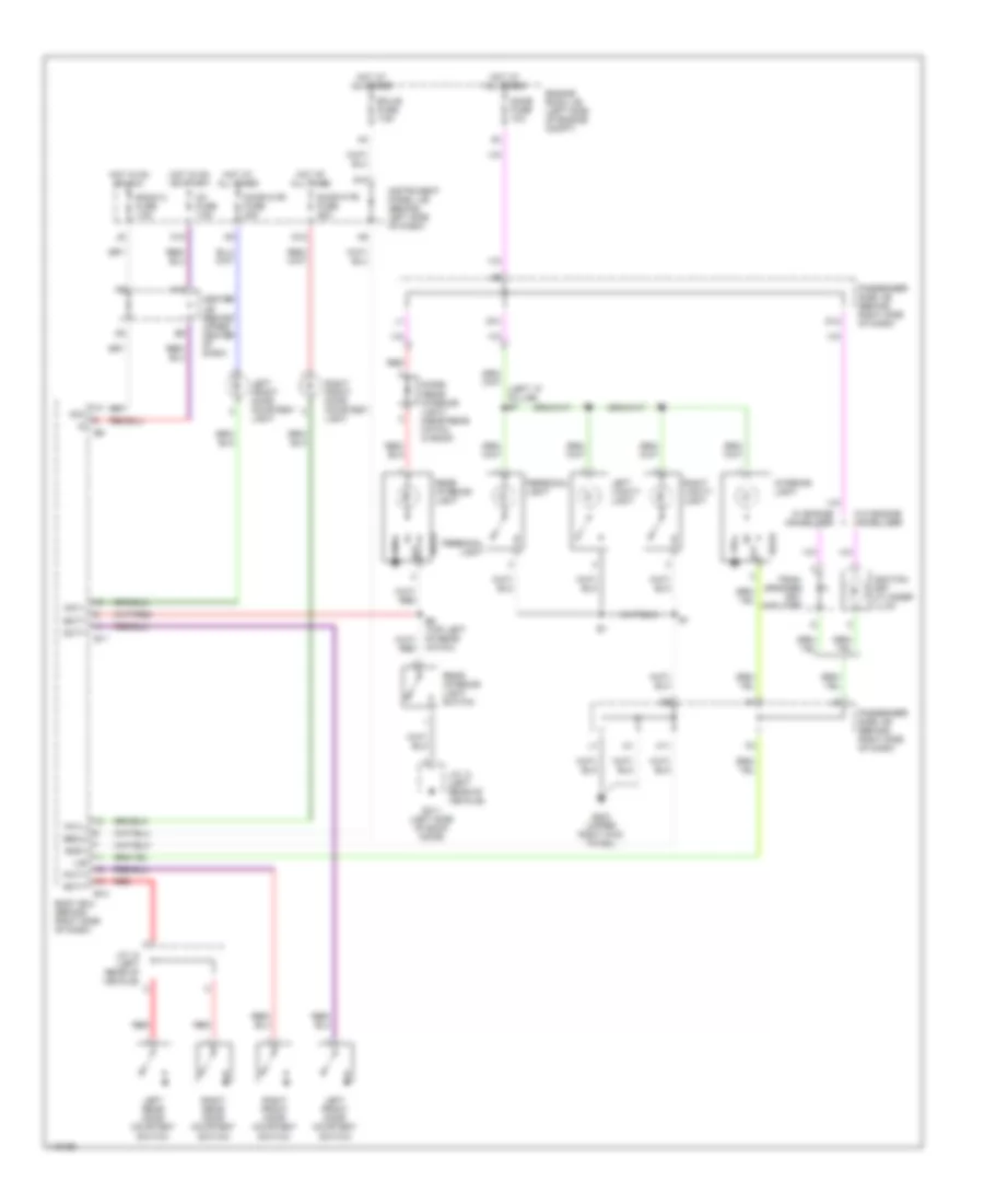 Courtesy Lamps Wiring Diagram for Toyota Highlander 2001