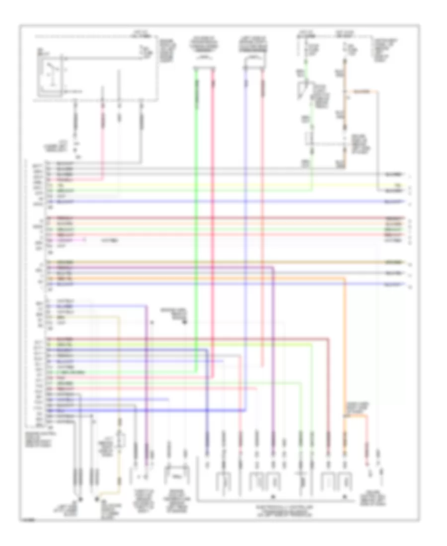 2 4L A T Wiring Diagram 1 of 2 for Toyota Highlander 2001