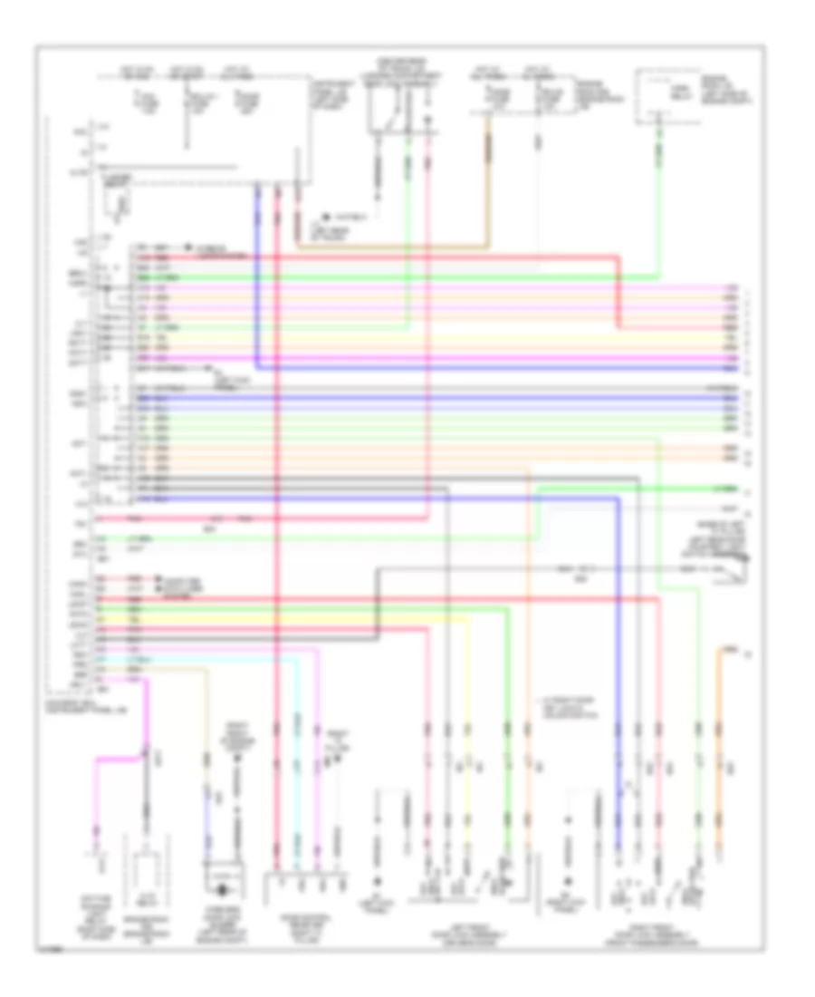 Forced Entry Wiring Diagram NUMMI Made without Smart Key System 1 of 2 for Toyota Corolla S 2011