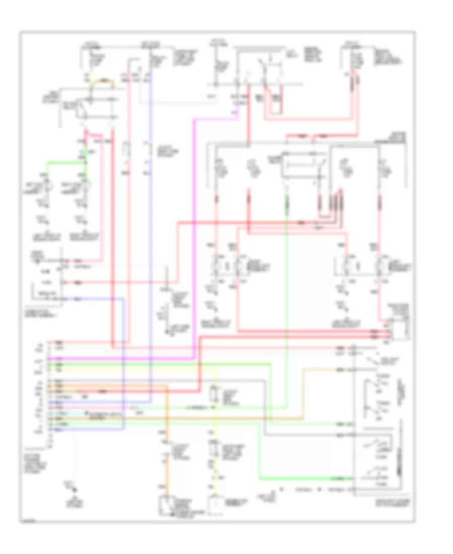 Headlights Wiring Diagram NUMMI Made for Toyota Corolla S 2011