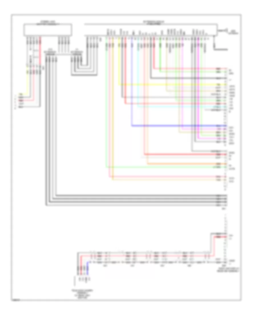 JBL System Wiring Diagram with Display 4 of 4 for Toyota Highlander Limited 2013