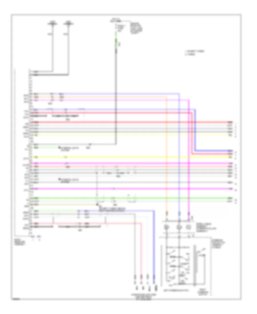 JBL System Wiring Diagram, without Navigation  without Display (1 of 3) for Toyota Highlander Limited 2013