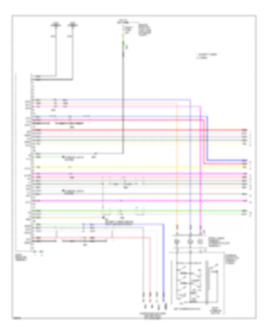 JBL System Wiring Diagram without Navigation  without Display 1 of 3 for Toyota Highlander Limited 2013