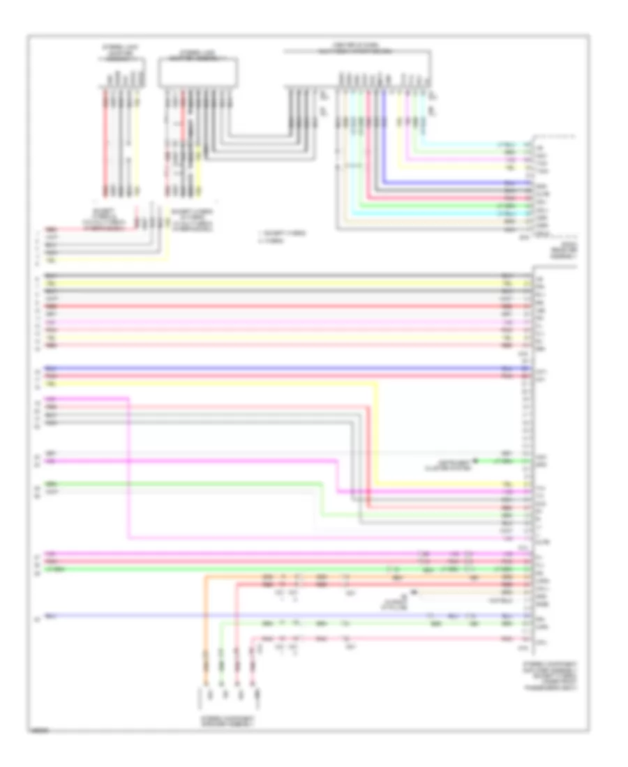 JBL System Wiring Diagram without Navigation  without Display 3 of 3 for Toyota Highlander Limited 2013