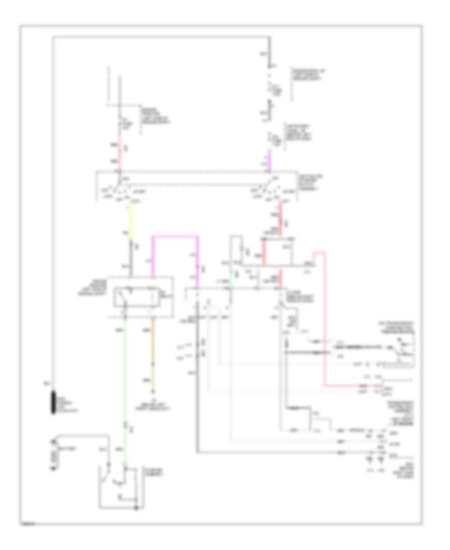 Starting Wiring Diagram without Smart Key System for Toyota Highlander Limited 2013