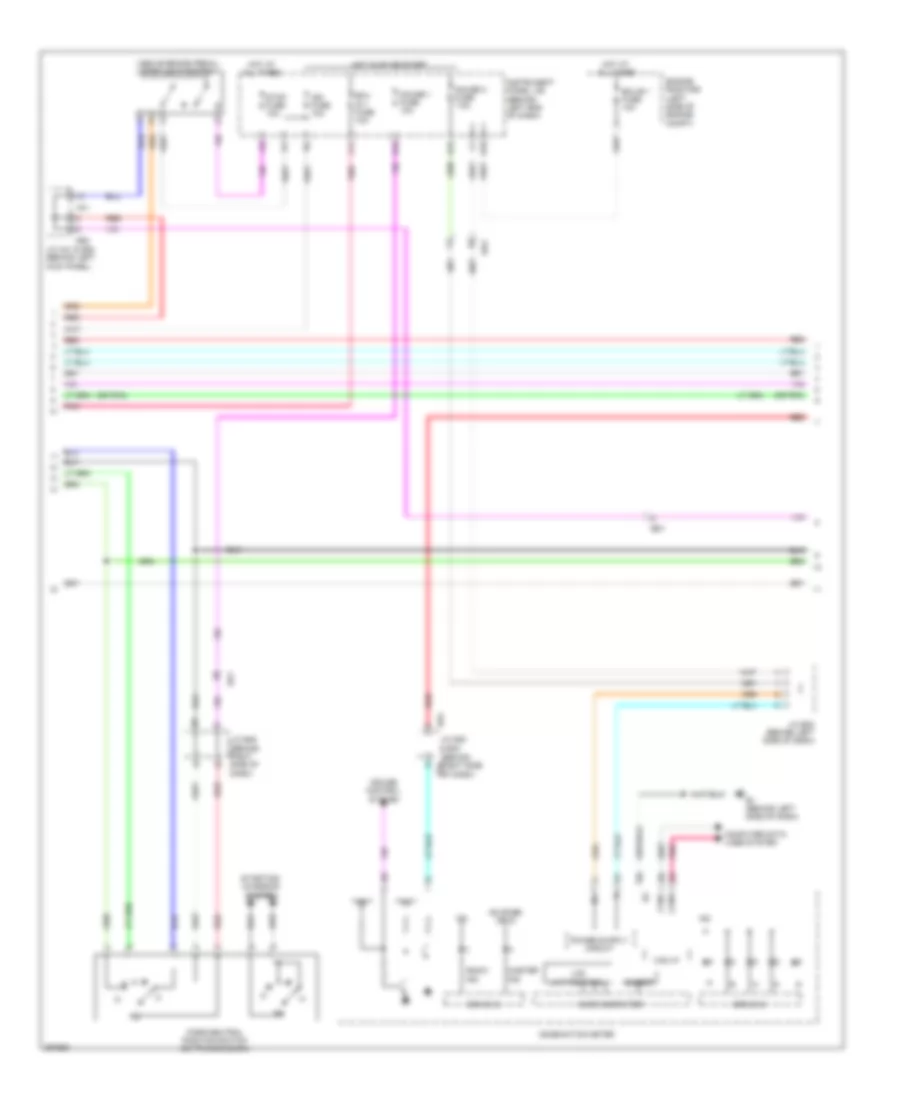 2.7L, Transmission Wiring Diagram (2 of 3) for Toyota Highlander Limited 2013