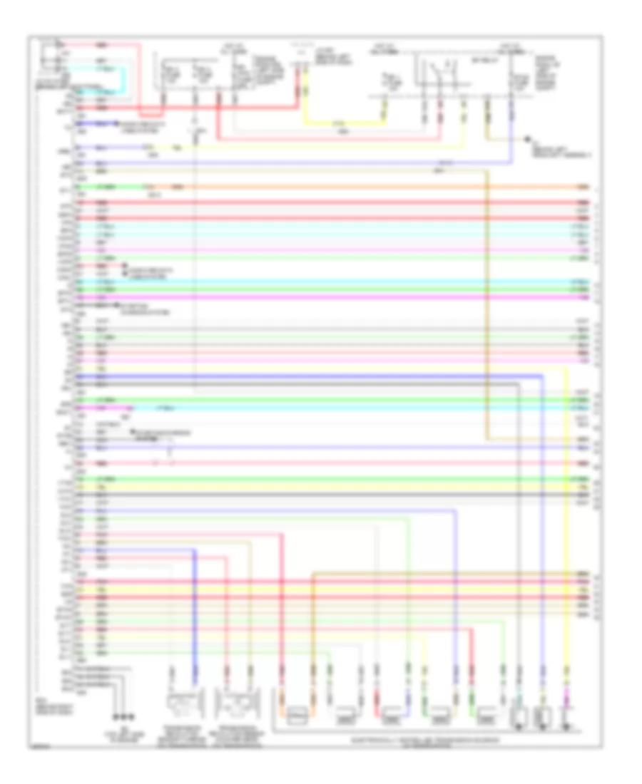3.5L, Transmission Wiring Diagram (1 of 3) for Toyota Highlander Limited 2013